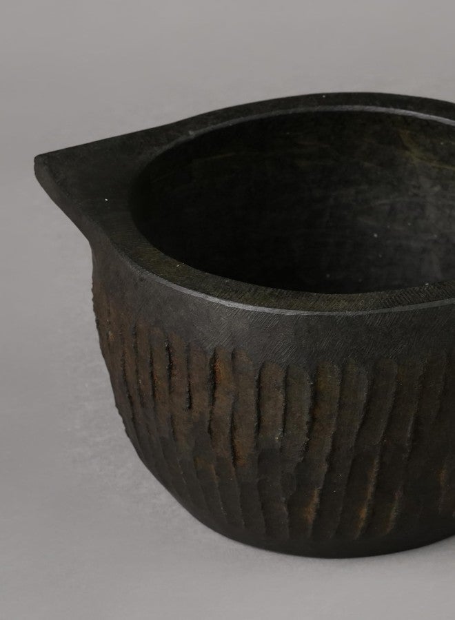 80's Cookware أواني طهي من حجر الصابون من ثمانينيات القرن الماضي - كالشاتي (متوسط) - معالج (1.5 لتر) - Image 2